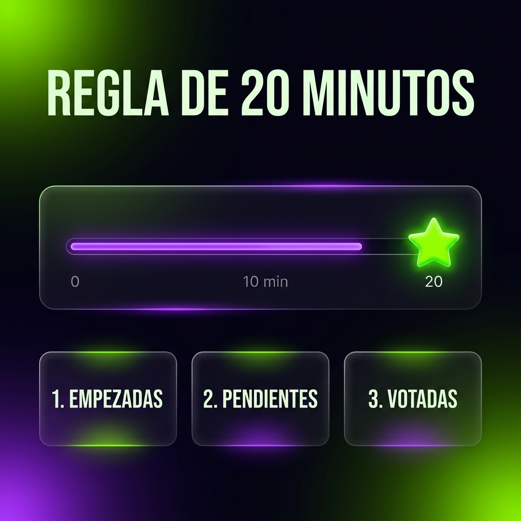Esquema Gráfico Regla 20 Minutos
